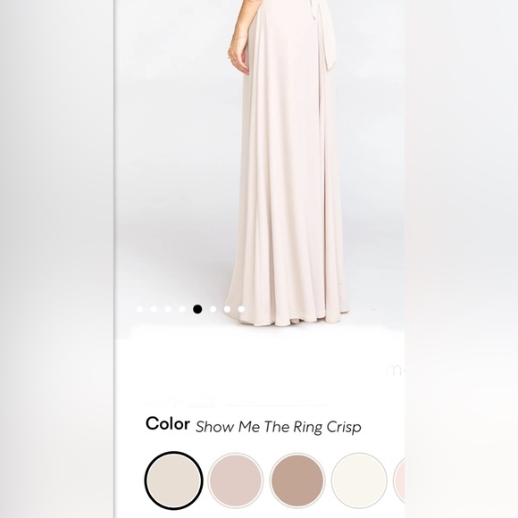 Show Me Your Mumu Morgan Stretch Crepe Gown *NWT - Picture 6 of 7